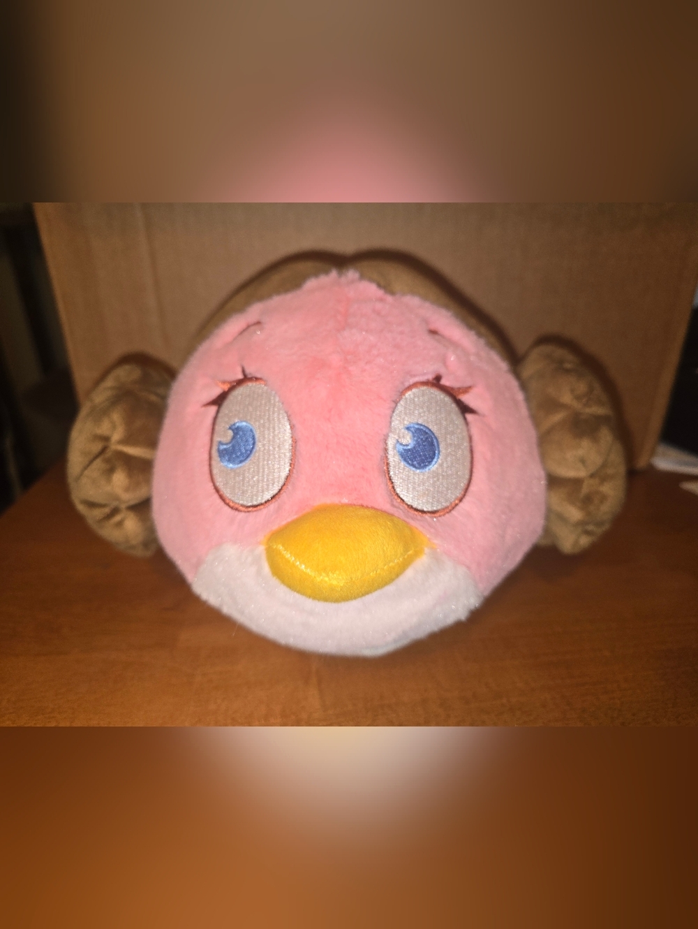 ANGRY BIRDS STAR WARS LEIA Pink Plush